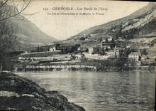 CPA Grenoble Les Bords de l'Isere Le col de Clemenciere et St martin de Vinoux