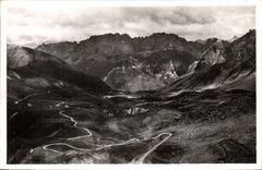 CPA Col du Galibier Les Lacets vus de la table d'orientation Cote Valloire 