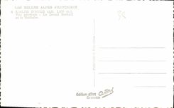 CPA L'Alpe D'huez Vue generale Le grand Rochail et le Taillefer 