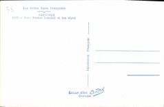 CPA Grenoble Pont Marius Gontard et les Alpes 