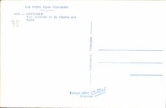 CPA Grenoble Vue generale et la Chaine des Alpes 