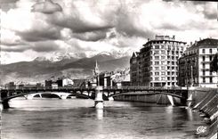 CPA Grenoble Pont de la Porte de France 