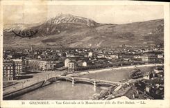 CPA Grenoble Vue Generale et le Moucherotte pris du Fort Rabot 