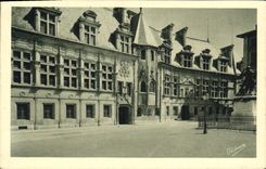 CPA Grenoble le Palais de Justice Statue de Bayard 