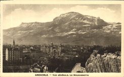 CPA Grenoble vue generale le moucherotte 