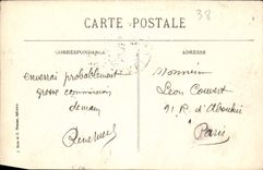 CPA Grenoble vue generale et la Chaine des Alpes 