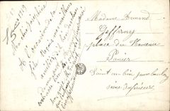 CPA Bonne fete Femme Fleurs