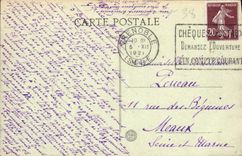 CPA Grenoble vue generale et la Chaine des Alpes 