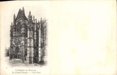 CPA Cathedrale de Beauvais le Grand Portail 