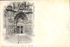 CPA Beauvais Grand Portail de la Cathedrale 