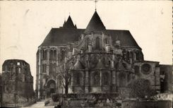CPA Noyon l'Abside de la Cathedrale 
