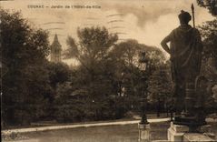 CPA Cognac Jardin de l'Hotel de Ville 