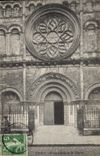 CPA Cognac Porte principale de l'Eglise 