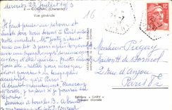 CPA Cognac Charente vue generale 