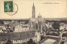 CPA Senlis Oise Panorama 