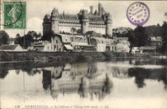 CPA Pierrefonds Le Chateau et l'Etang cote ouest 