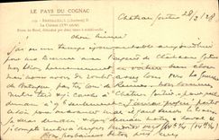 CPA Le Pays du Cognac Barbezieux Charente le Chateau XV siecle porte du Nord defendue par deux tours