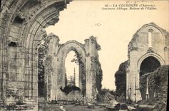 CPA La Couronne Charente Ancienne Abbaye Ruines de l'Eglise 