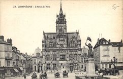 CPA Compiegne l'Hotel de Ville 
