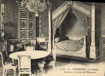 CPA Compiegne Le Chateau Chambre a coucher de l'Empereur 