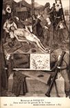 CPA Miniature de Fouquet Jesus mort sur les genoux de la Vierge Musee Conde Chantilly 