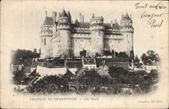 CPA Chateau de Pierrefonds Cote Nord 