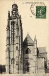 CPA Compiegne Eglise St Jacques 