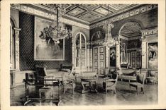 CPA Chateau de Compiegne chambre a coucher de l'Imperatrice 