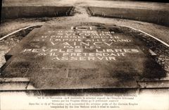 CPA Foret de Compiegne Monument de l'Armistice 