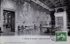 CPA Chateau de Chantilly Galerie des Cerfs 