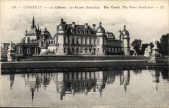 CPA Chantilly le Chateau la facade nord est 
