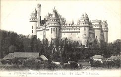 CPA Pierrefonds Le Chateau facade est 