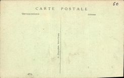 CPA Chateau de Chantilly cote nord Ouest 