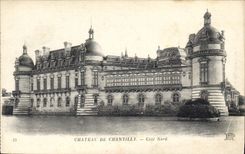 CPA Chateau de Chantilly cote nord 