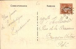 CPA Compiegne le Chateau Salon des Fleurs