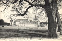 CPA Chateau de Chantilly facade septentrionale 