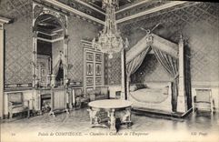 CPA Palais de Compiegne Chambre a Coucher de l'Empereur 