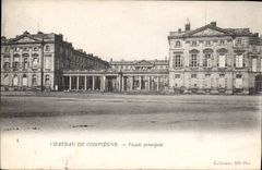 CPA Chateau de Compiegne facade principale 