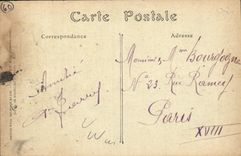 CPA Chateau de Chantilly cote nord ouest