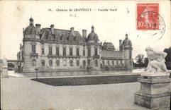 CPA Chateau de Chantilly facade nord 