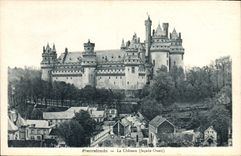 CPA Pierrefonds Le Chateau facade ouest 