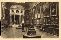 CPA La Douce France Chantilly Oise le Chateau la Galerie des Peintures 