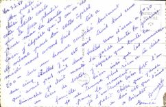 CPA Coeur unis amour ardent Femme