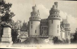 CPA Pierrefonds le Chateau cote sud 