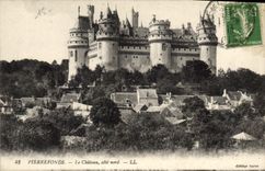 CPA Pierrefonds le Chateau cote nord 
