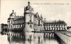 CPA Chateau de Chantilly Cote Nord Ouest 