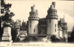 CPA Pierrefonds le Chateau Cote sud 