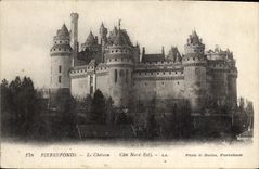 CPA Pierrefonds le Chateau Cote Nord Est 