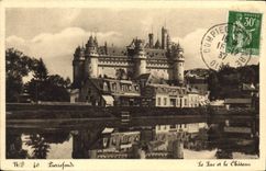 CPA Pierrefonds le Lac et le Chateau 