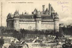 CPA Chateau de Pierrefonds Cote Ouest 